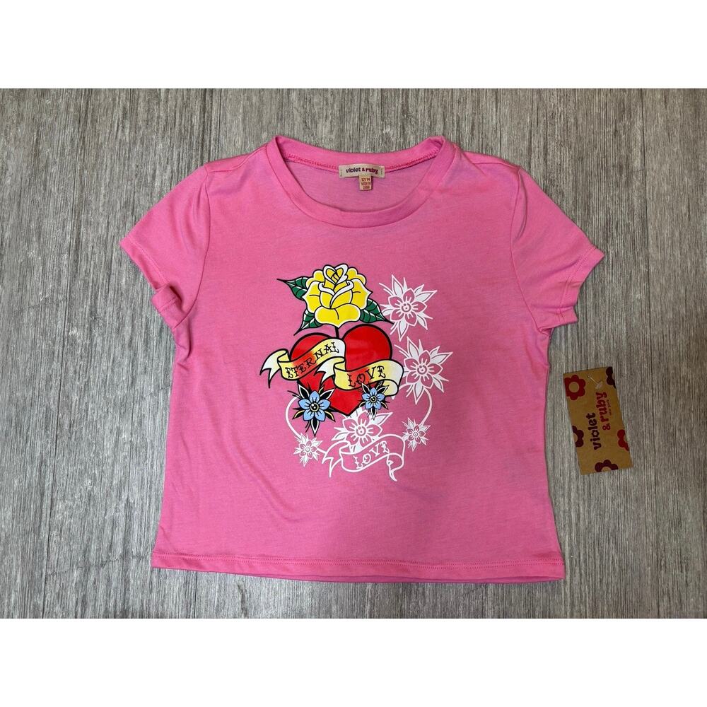 Deadstock Violet & Ruby ed hardy style t-shirt